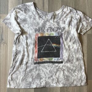PINK FLOYD tie dye women’s oversized t-shirt size XS